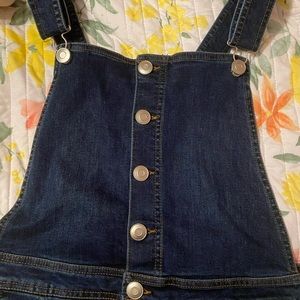 FASHION NOVA denim overall dress